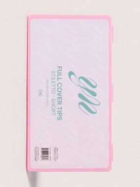 Young Nails Full Cover Tips Short Stiletto Sizes 00–13 Professional Nail Tips